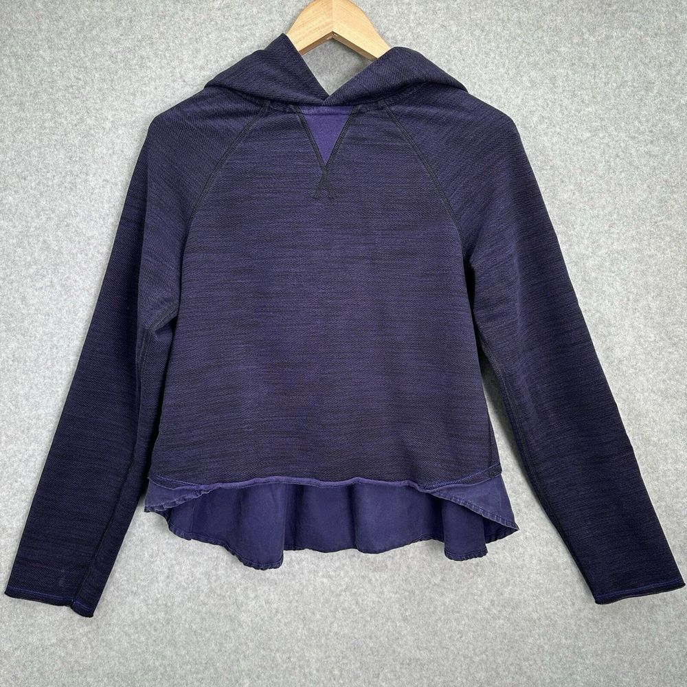 Lululemon Pull Me Over Hoodie Size 6 Heathered Purple Hooded Sweatshirt